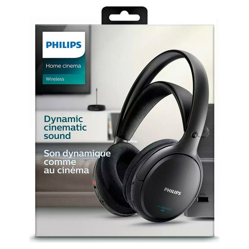 Casques avec Microphone Philips Sans fil Noir (Reconditionné B)