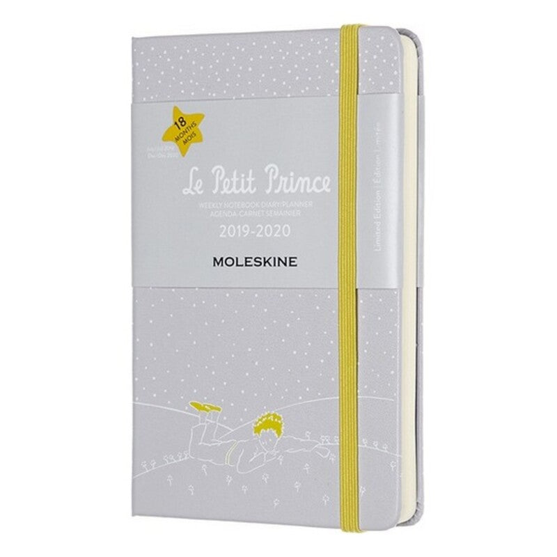 Tagesordnung Moleskine El Principito 2019/2020 Grau (14,5 x 9,5 cm) (Restauriert A+)