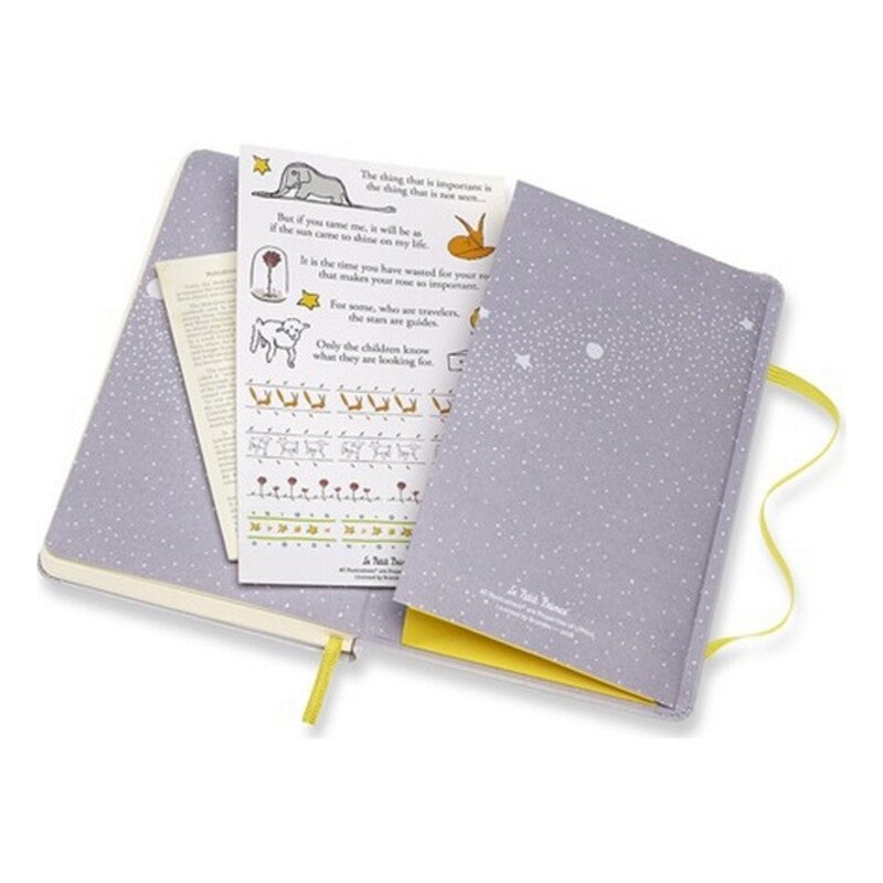 Tagesordnung Moleskine El Principito 2019/2020 Grau (14,5 x 9,5 cm) (Restauriert A+)