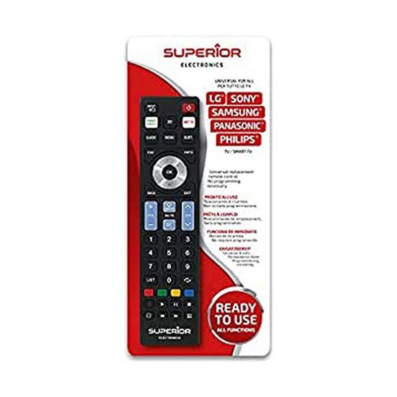 Mando a Distancia Universal Surmedia SUPTRB019 Negro (Reacondicionado A)