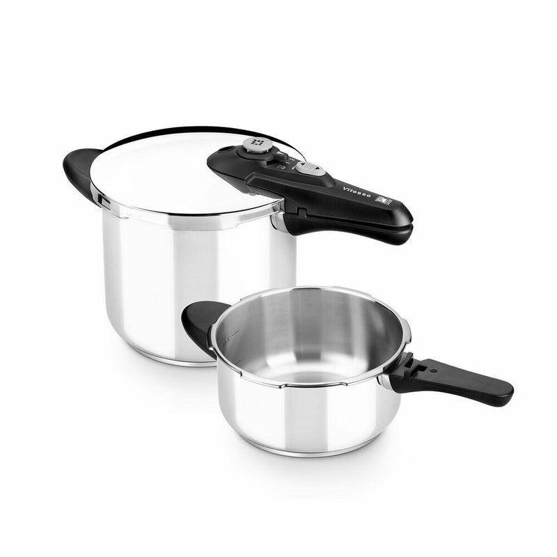 Pressure cooker BRA Braisogona_A185105 Stainless steel Ø 22 cm 4 L Metal Bakelite (Refurbished B)