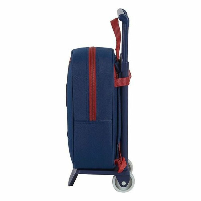 School Rucksack with Wheels 805 F.C. Barcelona M280 Blue (Refurbished A)