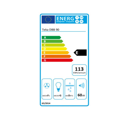 Hotte standard Teka DBB 60/70/90 90 cm 63 dB (Reconditionné D)