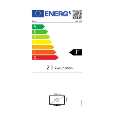 TV intelligente Engel 24LE2462T2 24" (Reconditionné C)