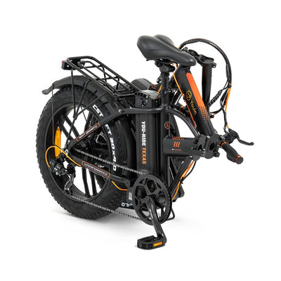 Elektrisches Fahrrad Youin You-Ride Texas 250W 25 km/h Orange Schwarz/Orange 250 W 20" 25 km/h (Restauriert B)