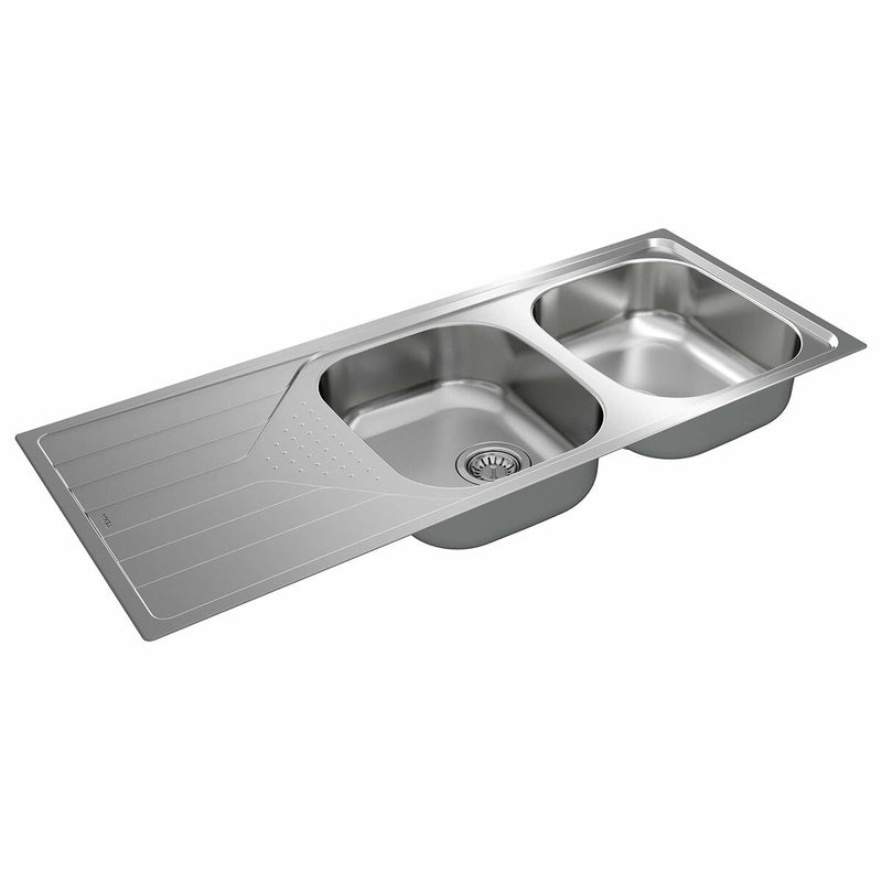 Sink with Two Basins and Drainer Teka 115170001 (Refurbished C)