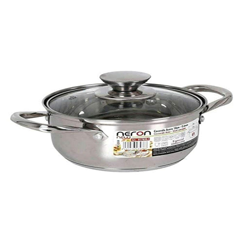 Casserole Quttin 86348 Steel Induction With lid Multicolour 5 L (Refurbished B)