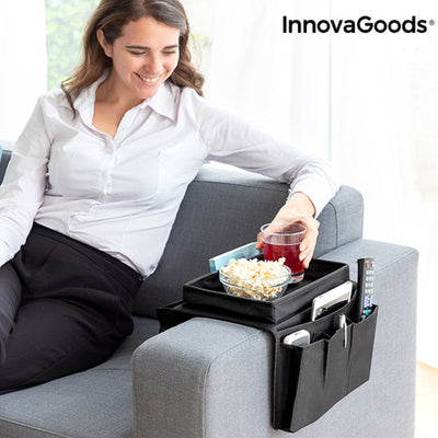 Ablage für das Sofa mit Fächern für Fernbedienungen InnovaGoods IG814809 Polyester (Restauriert A)