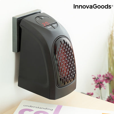 Calefactor Termocerámico de Enchufe HeatPod InnovaGoods 400W Negro Multicolor (Reacondicionado B)