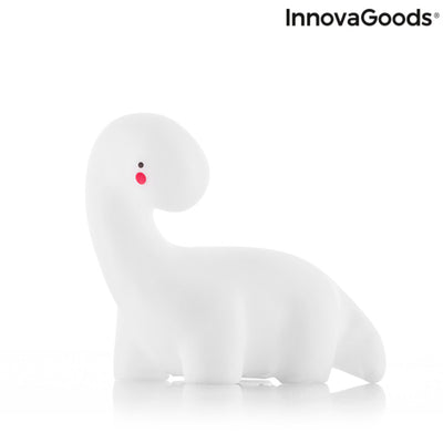 Lámpara Dinosaurio LED Multicolor Lightosaurus InnovaGoods IG815318 Blanco Vinilo (1 unidad) (Reacondicionado B)