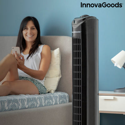 Turmventilator InnovaGoods 80 cm 50W Schwarz 50 W (Restauriert B)