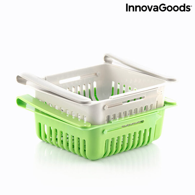 Rangement Réglable pour Réfrigérateur Friwer InnovaGoods V0103197 (Reconditionné A)