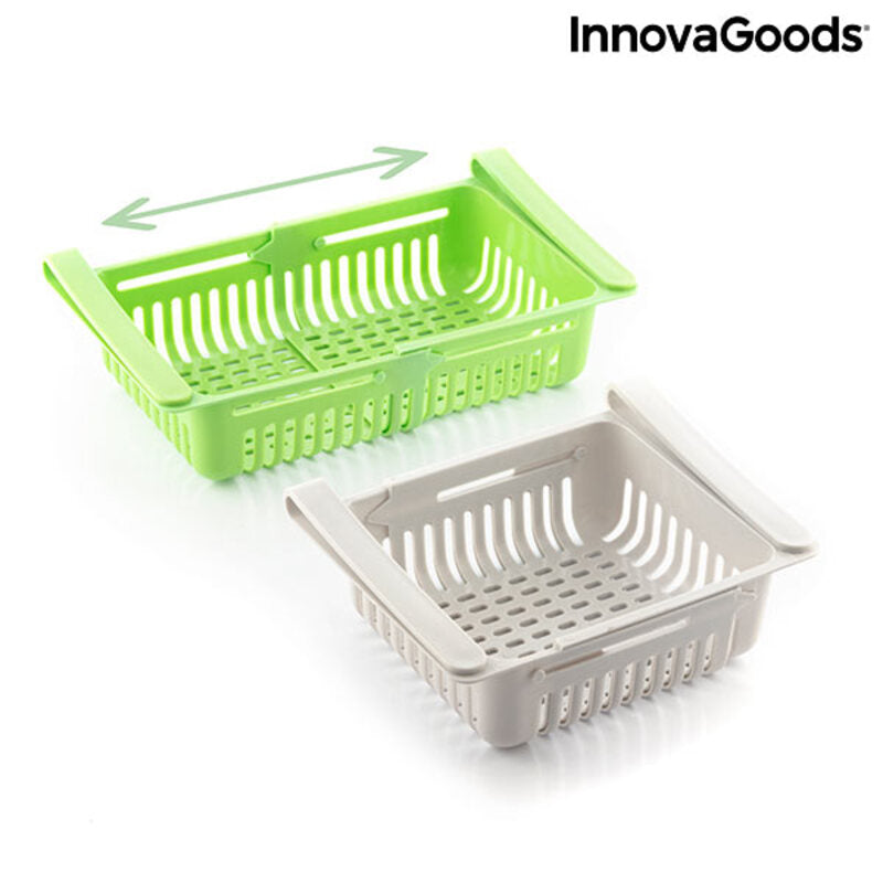 Rangement Réglable pour Réfrigérateur Friwer InnovaGoods V0103197 (Reconditionné A)