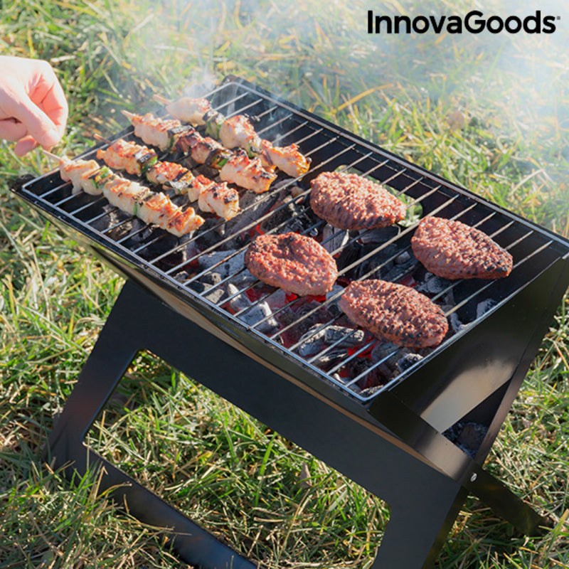 Barbacoa Plegable Portátil para Carbón InnovaGoods Multicolor (Reacondicionado C)