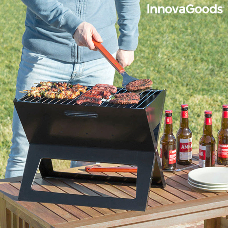 Barbacoa Plegable Portátil para Carbón InnovaGoods Multicolor (Reacondicionado C)