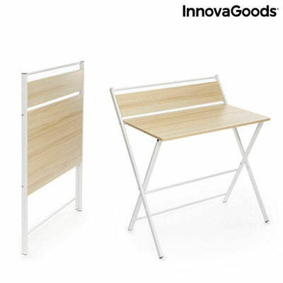 Folding Desk with Shelf Tablezy InnovaGoods V0103260 Wood (Refurbished C)