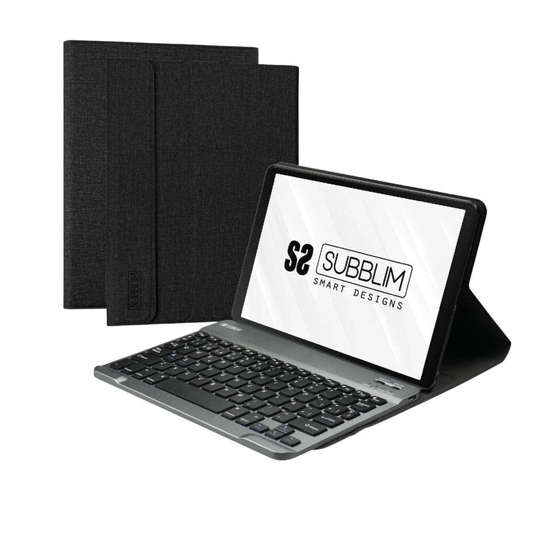 Case for Tablet and Keyboard Subblim SUBKT3-BTL100 Black Spanish Qwerty (Refurbished A)