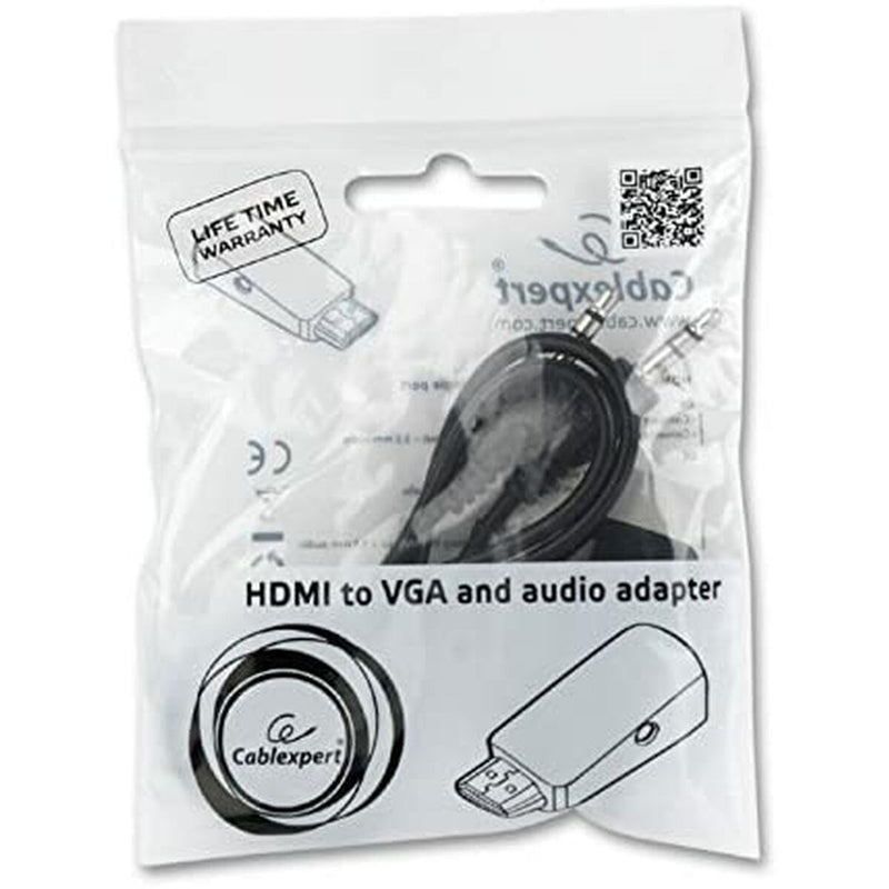 Adaptador HDMI a VGA GEMBIRD A-HDMI-VGA-02 (Reacondicionado A)