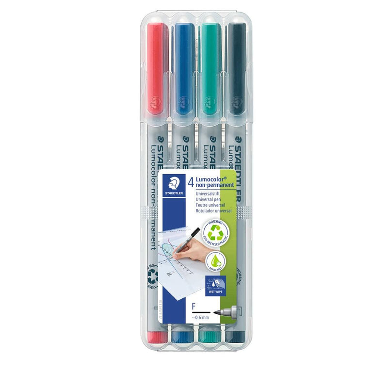 Marcatore permanente Staedtler Azzurro (Ricondizionati A+)