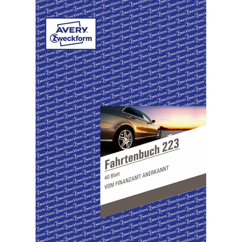 Notebook Avery 223 Fahrtenbuch Travel (Refurbished B)