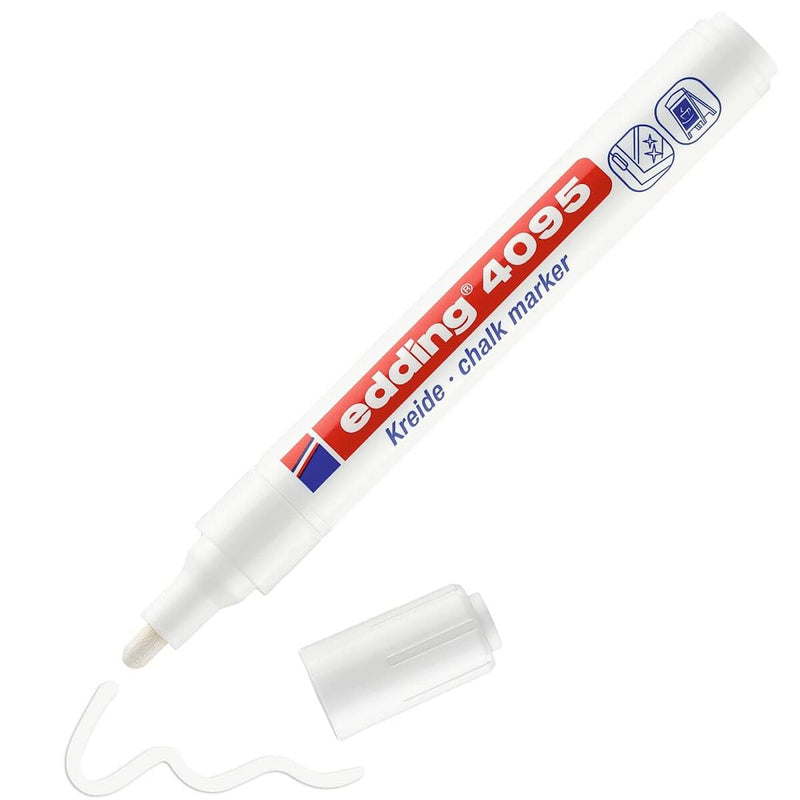 Permanent marker Edding 4095 White (Refurbished A)