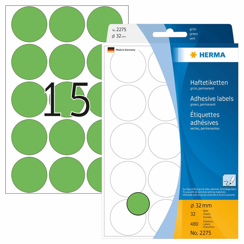 Adhesivos/Etiquetas Herma Papel (Reacondicionado A)