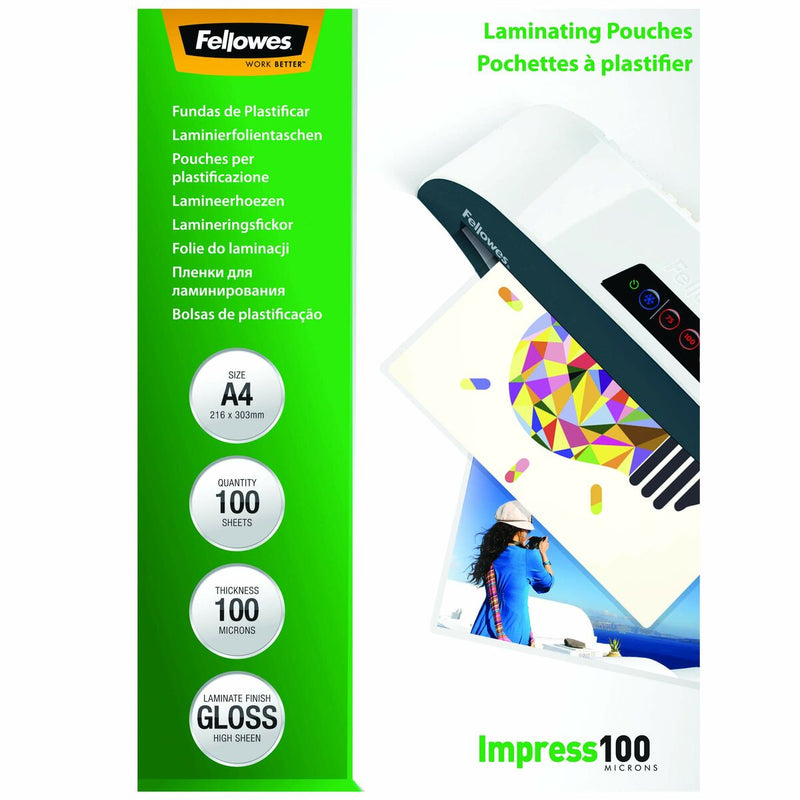 Laminating sleeves Fellowes A4 (Refurbished A)