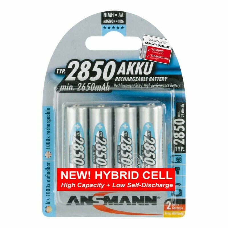 Batería recargable ANSMANN 2850 Recargable (Reacondicionado A+)