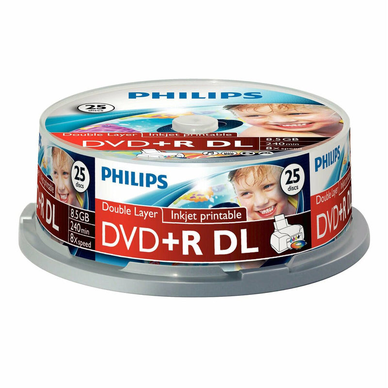 DVD+R Philips 80100011400 8,5 GB (Ricondizionati A)