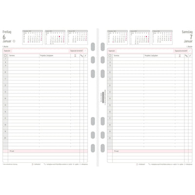 Agenda A5 (148 mm x 210 mm) (Reacondicionado A)