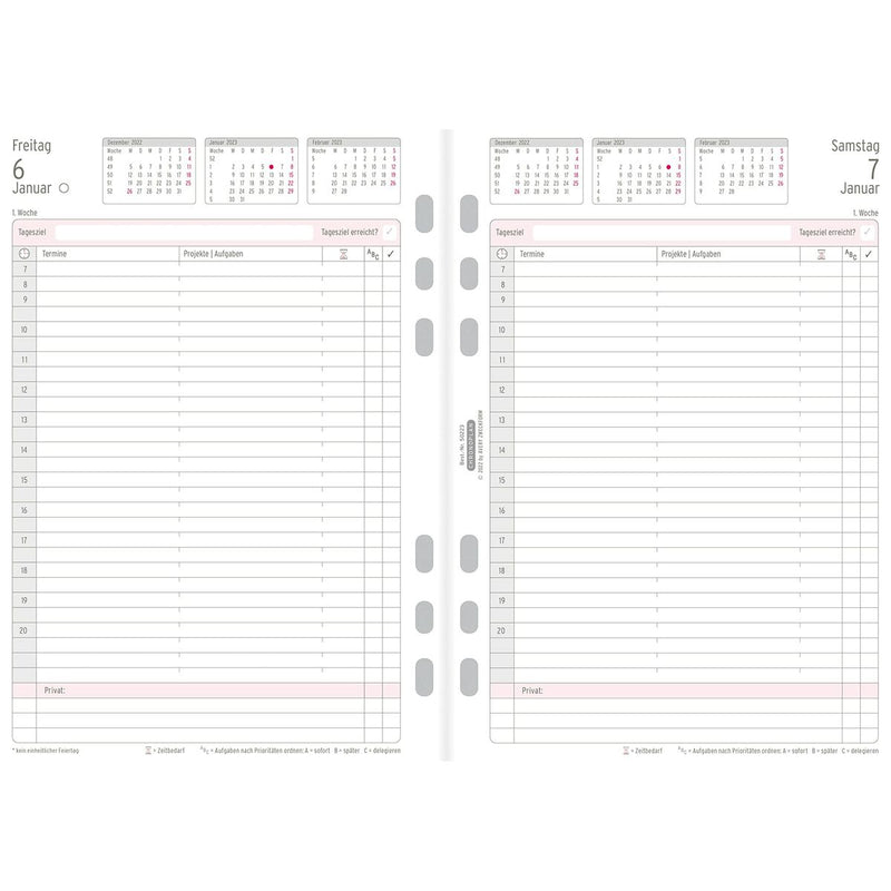 Tagesordnung A5 (148 mm x 210 mm) (Restauriert A)