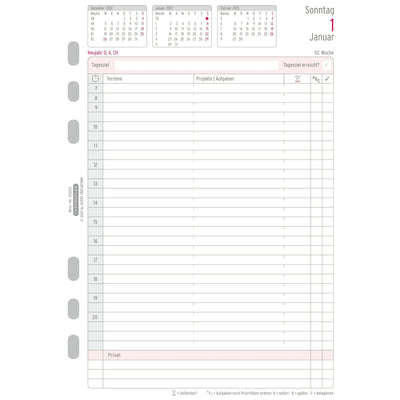 Agenda A5 (148 mm x 210 mm) (Reconditionné A)