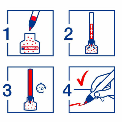 Rotulador permanente Edding 21 EcoLine (Reacondicionado D)