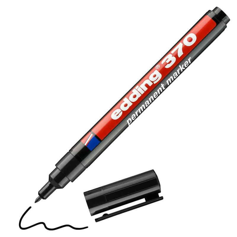 Permanent marker Edding Black Fine point marker Permanent (Refurbished A)