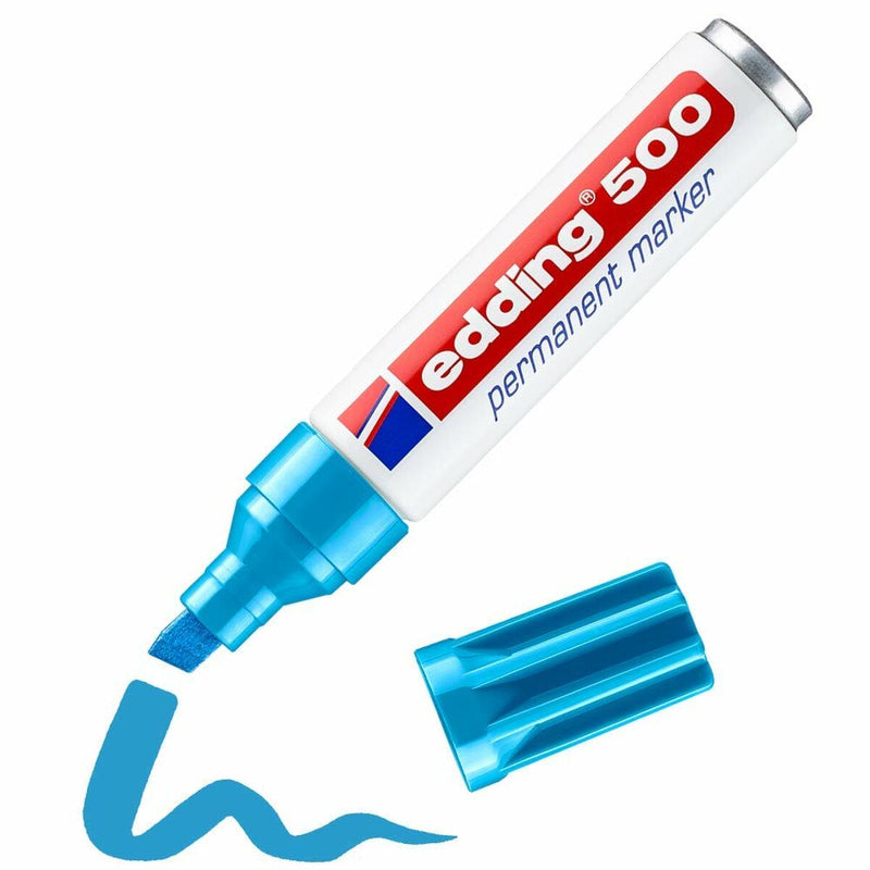 Dauermarker Edding 500 Blau (Restauriert A)