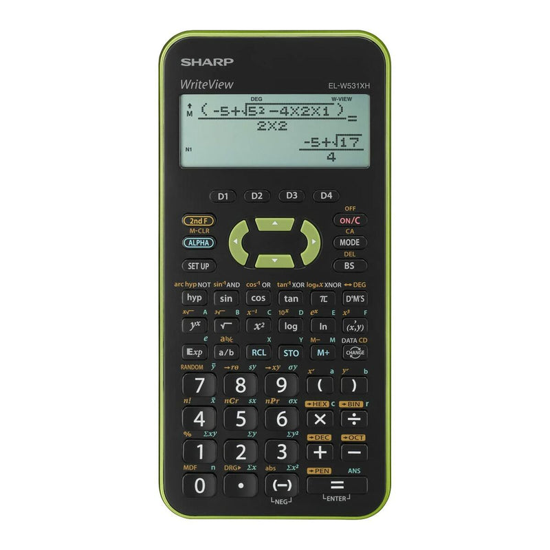 Calculatrice scientifique Sharp EL-W531 XH-GR (Reconditionné C)