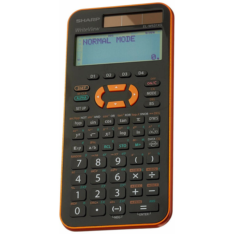 Wissenschaftlicher Taschenrechner Sharp 82-ELW531XG-YR Orange (Restauriert B)