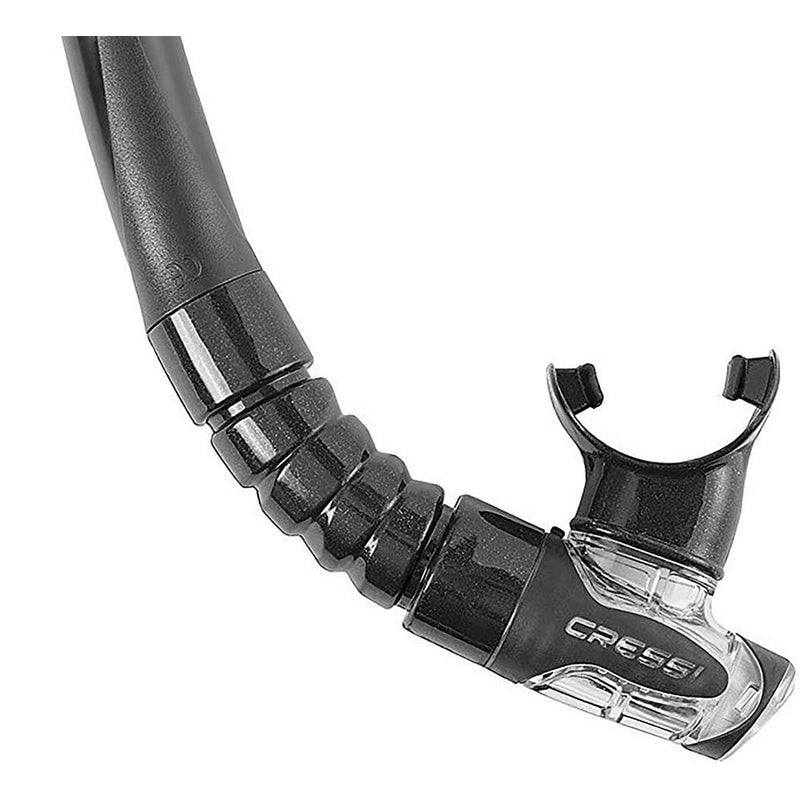 Snorkel Cressi-Sub Black Flexible Snorkel (Refurbished B)