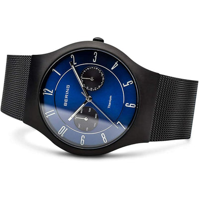 Montre Homme Bering Noir Bleu (Reconditionné C)