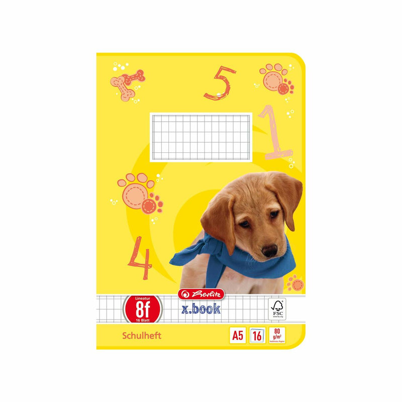 Notebook Herlitz Dog A5 (Refurbished D)