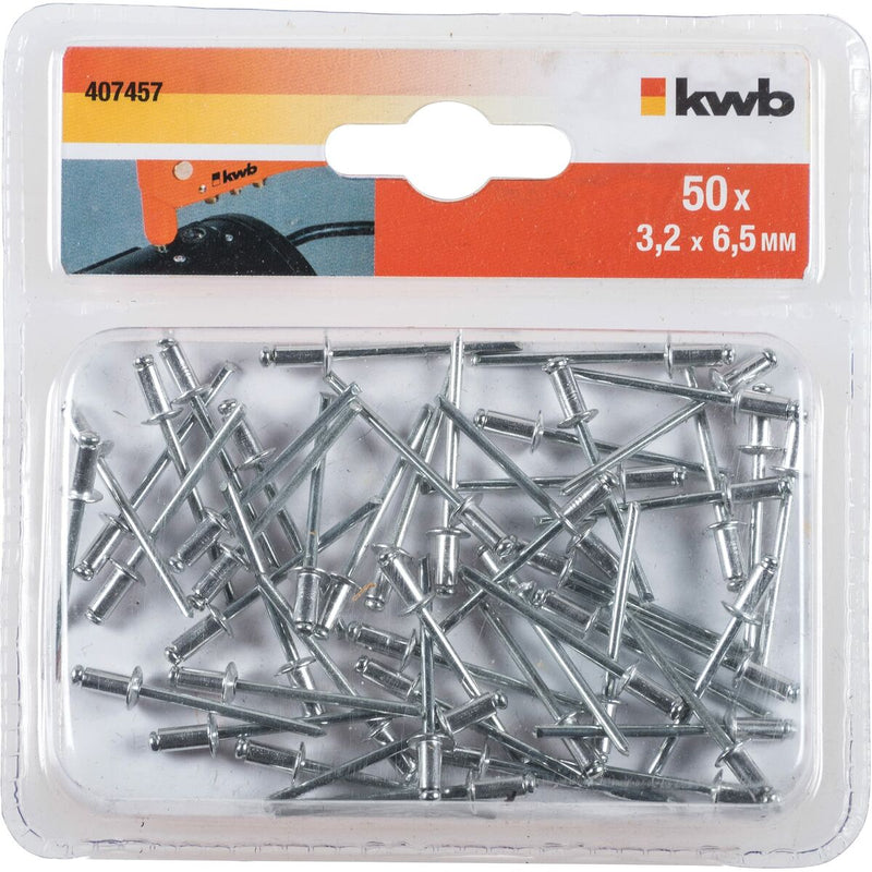 Rivets KWB Ø 3,2 cm 6,5 mm 50 Pièces (Reconditionné A)