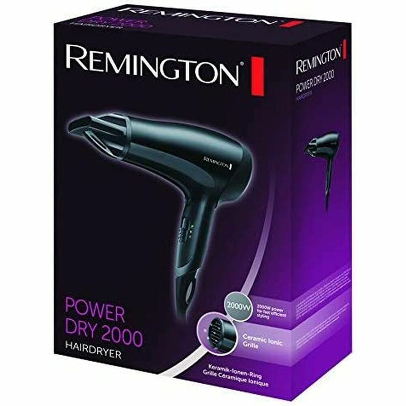 Hairdryer Remington Power Dry D3010 Black (2000 W) (Refurbished B)