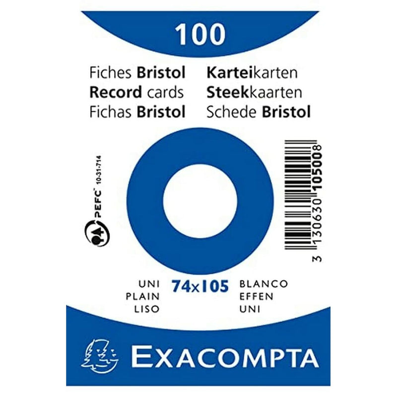 Fichas para dibujar Exacompta A7 (74 x 105 mm) (Reacondicionado B)