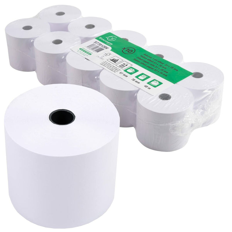 Thermal Paper Roll Exacompta White (Refurbished B)