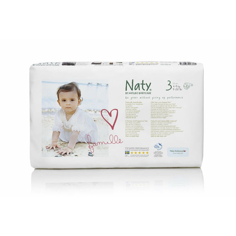 Disposable nappies Eco by Naty 4-9 Kg (Refurbished B)