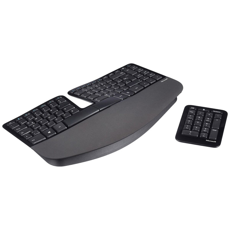 Tastatur Microsoft QWERTZ Wireless Schwarz (Restauriert A)