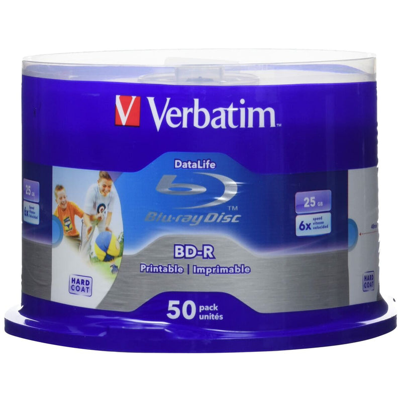 Blu-Ray BD-R Verbatim 43812 50 pcs (Restauriert B)