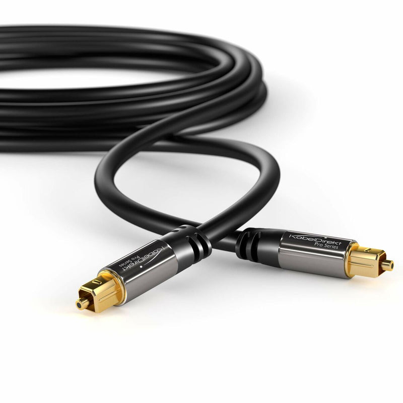 Toslink Optical Cable KabelDirekt Pro Series 1 m (Refurbished A+)