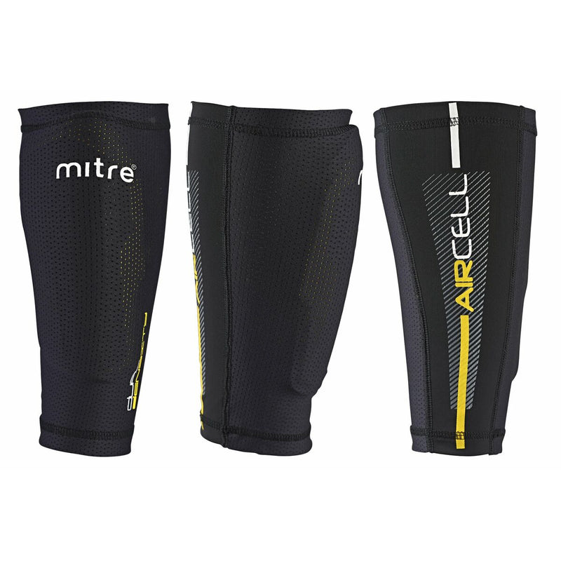 Football Shinguards Mitre Black XS Breathable Professional (Refurbished A)