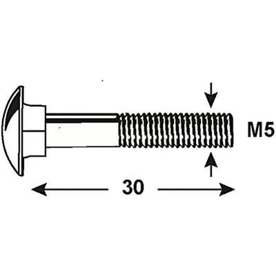 Box of screws KL4110530 M5 x 30 mm (Refurbished B)